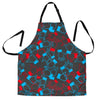 Sign Language Pattern Print Men's Apron-grizzshop