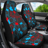 Sign Language Pattern Print Universal Fit Car Seat Covers-grizzshop