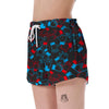 Sign Language Pattern Print Women's Shorts-grizzshop