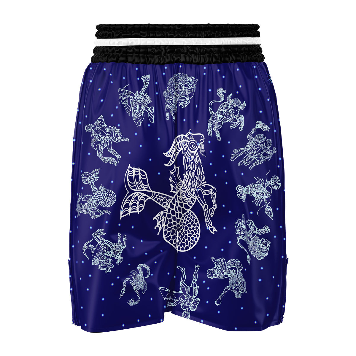 Signs Astrological And Capricorn Print Boxing Shorts-grizzshop