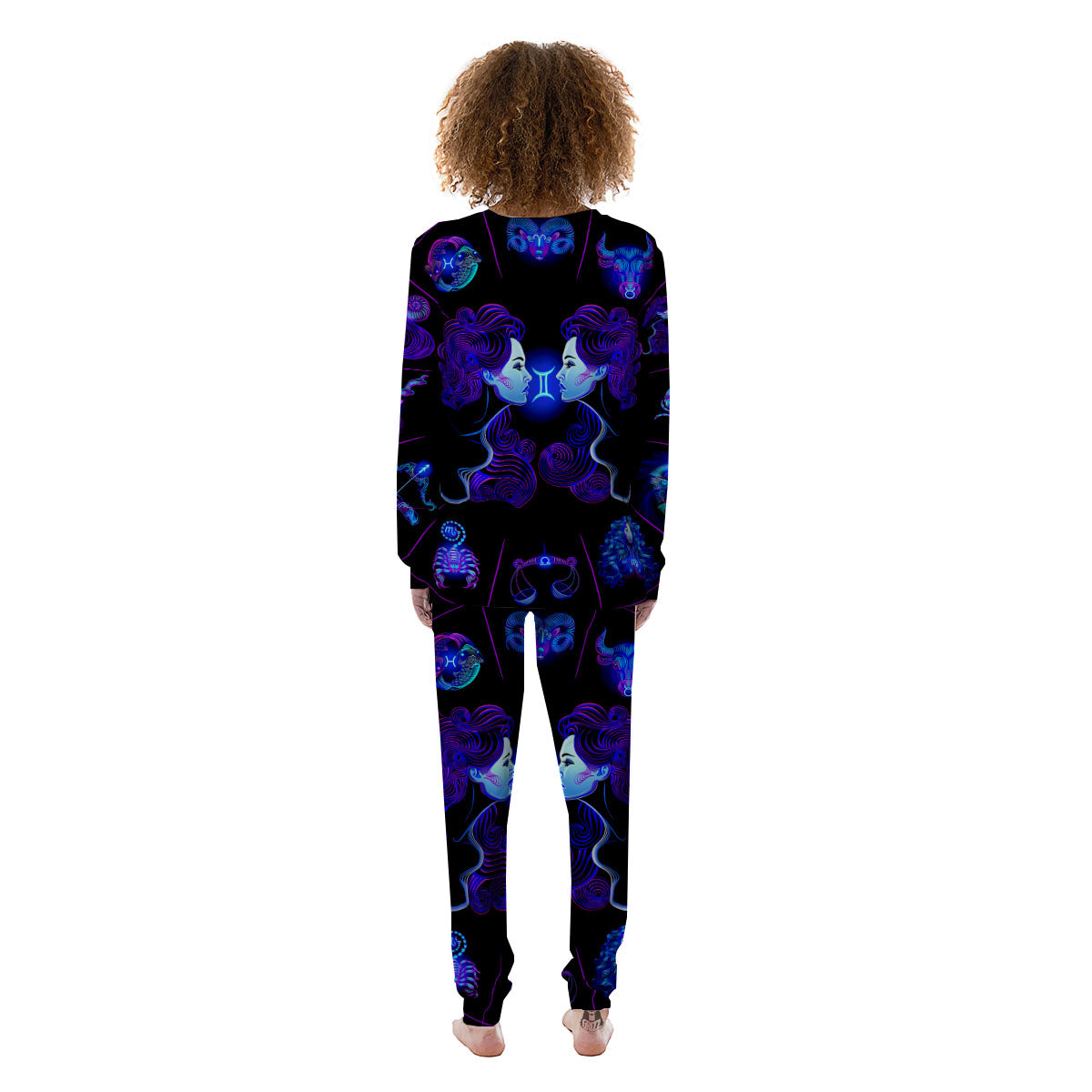 Signs Astrological And Virgo Print Women's Pajamas-grizzshop