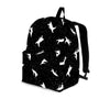 Silhouette Cat Print Backpack-grizzshop