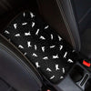 Silhouette Cat Print Car Console Cover-grizzshop