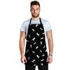 Silhouette Cat Print Men's Apron-grizzshop