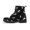 Silhouette Cat Print Women's Boots-grizzshop