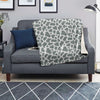 Silver Cow Print Pattern Blanket-grizzshop