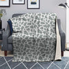 Silver Cow Print Pattern Blanket-grizzshop