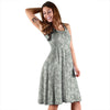 Silver Paisley Bandana Print Dress-grizzshop