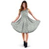 Silver Paisley Bandana Print Dress-grizzshop