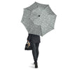 Silver Paisley Bandana Print Umbrella-grizzshop