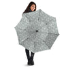 Silver Paisley Bandana Print Umbrella-grizzshop