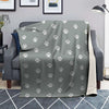 Silver Paw Print Blanket-grizzshop