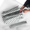 Silver Wave Striped Print Umbrella-grizzshop