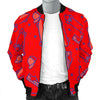 Skateboard Pattern Print Men's Bomber Jacket-grizzshop