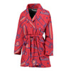 Skateboard Pattern Print Women Long Robe-grizzshop