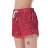 Skateboard Pattern Print Women's Shorts-grizzshop