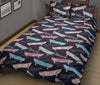 Skateboard Print Pattern Bed Set Quilt-grizzshop