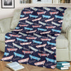 Skateboard Print Pattern Blanket-grizzshop