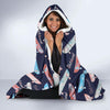 Skateboard Print Pattern Hooded Blanket-grizzshop