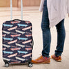 Skateboard Print Pattern Luggage Cover Protector-grizzshop