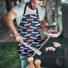 Skateboard Print Pattern Men's Apron-grizzshop