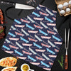 Skateboard Print Pattern Men's Apron-grizzshop