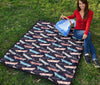 Skateboard Print Pattern Quilt-grizzshop