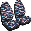 Skateboard Print Pattern Universal Fit Car Seat Covers-grizzshop