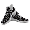 Skeleton And Tomb Print Pattern White Athletic Shoes-grizzshop