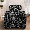 Skeleton Dancing Halloween Armchair Cover-grizzshop