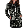 Skeleton Dancing Halloween Hoodie Dress-grizzshop