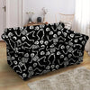 Skeleton Dancing Halloween Loveseat Cover-grizzshop