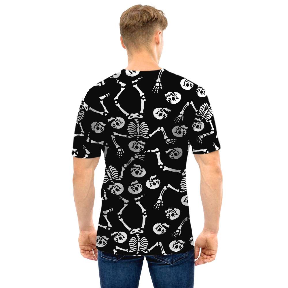 Skeleton Dancing Halloween Men T Shirt-grizzshop