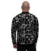 Skeleton Dancing Halloween Men's Bomber Jacket-grizzshop