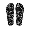 Skeleton Dancing Halloween Men's Flip Flops-grizzshop