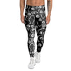 Skeleton Dancing Halloween Men's Leggings-grizzshop