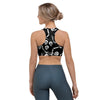 Skeleton Dancing Halloween Sports Bra-grizzshop