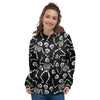 Skeleton Dancing Halloween Women's Hoodie-grizzshop