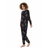 Skeleton Dancing Trippy Print Pattern Women's Pajamas-grizzshop