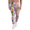 Skin Care And Face Care Print Pattern Men's Leggings-grizzshop