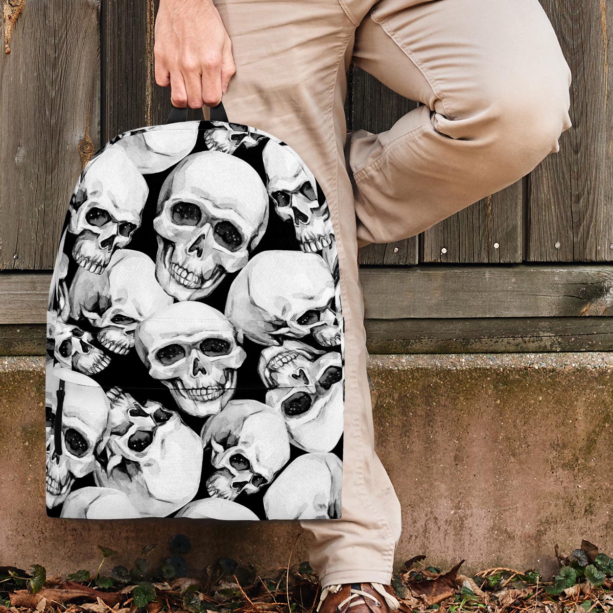 Skull Backpack-grizzshop