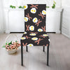 Skull Bacon Egg Pattern Print Chair Cover-grizzshop