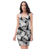 Skull Bodycon Dress-grizzshop