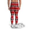 Skull Face Reflection Knife Print Pattern Men's Leggings-grizzshop