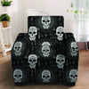 Skull Gothic Witch Armchair Cover-grizzshop