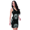 Skull Gothic Witch Bodycon Dress-grizzshop