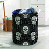 Skull Gothic Witch Laundry Basket-grizzshop