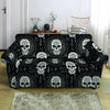 Skull Gothic Witch Loveseat Cover-grizzshop