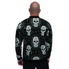 Skull Gothic Witch Men's Bomber Jacket-grizzshop