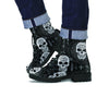 Skull Gothic Witch Men's Boots-grizzshop